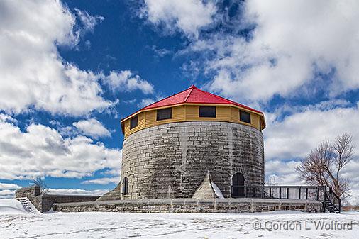 Murney Redoubt_34382-3.jpg - One of four Martello towers built by the British in the mid-1800s as defensive structures in Kingston, Ontario, Canada.